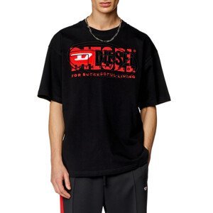 Tričko diesel t-boxt t-shirt černá l