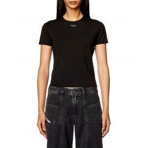 Tričko diesel t-uncutie-long-n15 t-shirt černá xs