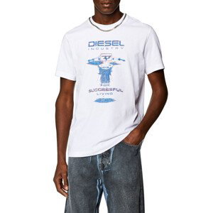 Tričko diesel t-diegor-k69 t-shirt bílá m
