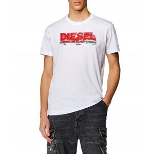 Tričko diesel t-diegor-k70 t-shirt bílá xl