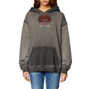 Mikina diesel s-boxt-hood-n10 sweat-shirt černá s