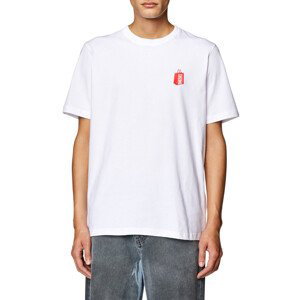 Tričko diesel t-just-n18 t-shirt bílá xl