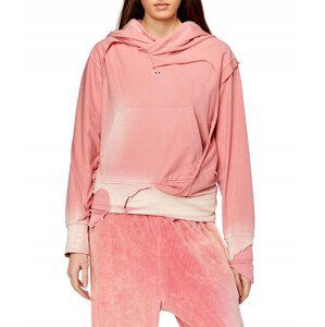 Mikina diesel f-maite sweat-shirt růžová xs
