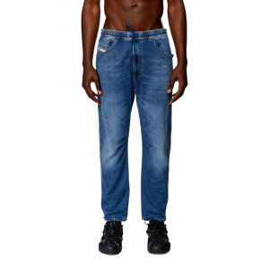 Džíny diesel 2040 d-amage jogg sweat jeans modrá 34