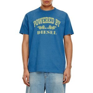 Tričko diesel t-rust t-shirt modrá m