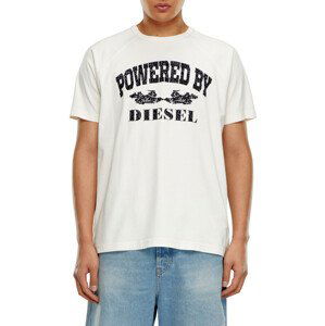 Tričko diesel t-rust t-shirt bílá m