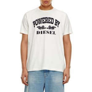 Tričko diesel t-rust t-shirt bílá xl