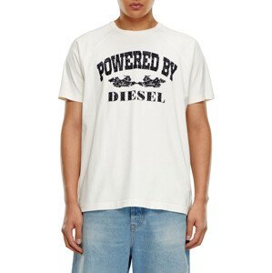 Tričko diesel t-rust t-shirt bílá xxl