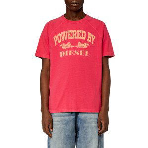 Tričko diesel t-rust t-shirt růžová s