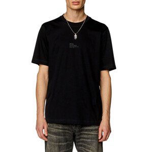 Tričko diesel t-must-slits-n2 t-shirt černá xl