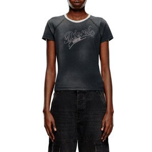 Tričko diesel t-vincie t-shirt černá xs