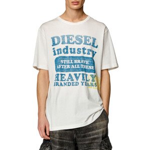 Tričko diesel t-just-n9 t-shirt bílá m