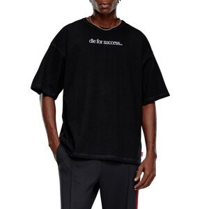 Tričko diesel t-boxt-n6 t-shirt černá m