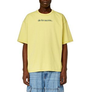 Tričko diesel t-boxt-n6 t-shirt žlutá s