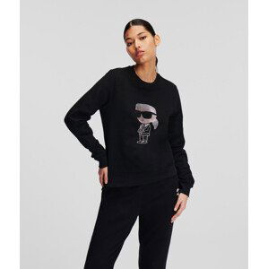 Mikina karl lagerfeld ikonik 2.0 karl rs sweatshirt černá s