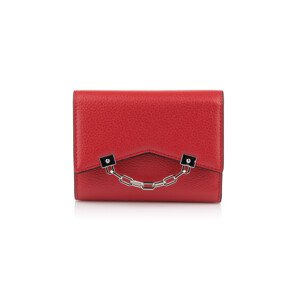 Peněženka karl lagerfeld k/seven grainy trifold wallet haute red