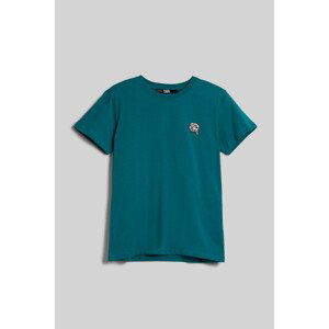 Tričko karl lagerfeld ikonik 2.0 glitter t-shirt zelená xs