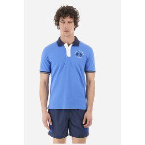 Polokošile la martina man polo s/s piquet stretch modrá xxl