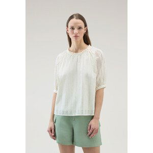 Halenka woolrich broderie anglaise blouse bílá l