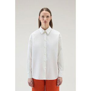 Košile woolrich poplin shirt plaster white