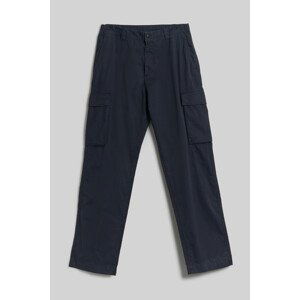 Kalhoty woolrich gabardine cargo pant modrá 33