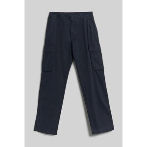 Kalhoty woolrich gabardine cargo pant modrá 36