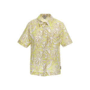 Košile woolrich printed fluid shirt žlutá xxs