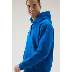 Mikina woolrich trail hoodie modrá m