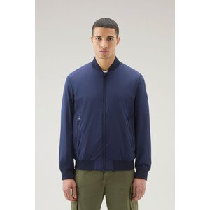 Bunda woolrich matt stretch bomber modrá l