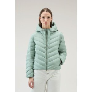 Bunda woolrich chevron hooded jacket zelená m