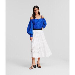 Sukně karl lagerfeld embroidery skirt černá 44