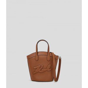 Kabelka karl lagerfeld k/signature tulip sm tote hnědá none