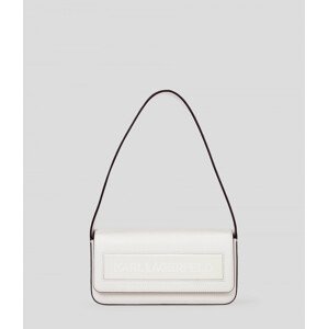 Kabelka karl lagerfeld ikon/k md flap shb leather bílá none