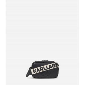 Crossbody karl lagerfeld k/circle camerabag perforated černá none