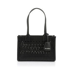 Kabelka karl lagerfeld k/skuare md tote perforated černá none