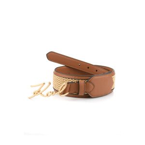 Opasek karl lagerfeld k/signature md raffia belt různobarevná 75