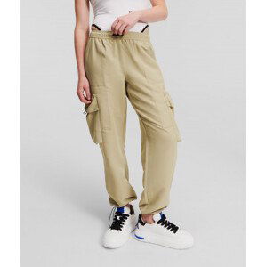 Kalhoty karl lagerfeld jeans klj utility cargo pant hnědá m