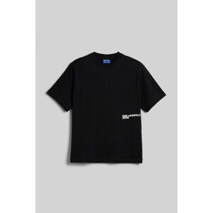 Tričko karl lagerfeld jeans klj regular karl sslv tee black