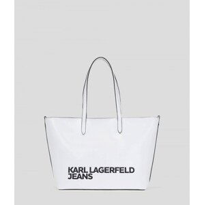 Kabelka karl lagerfeld jeans essential logo tote bílá none