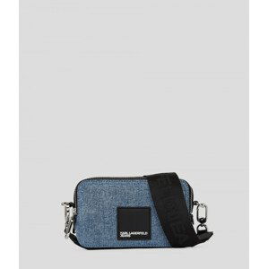 Crossbody karl lagerfeld jeans box logo camera bag modrá none