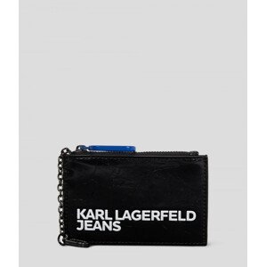 Pouzdro na platební karty karl lagerfeld jeans essential logo pouchette černá none
