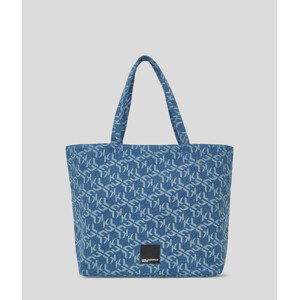 Kabelka karl lagerfeld jeans ew denim tote modrá none