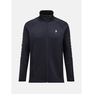 Mikina peak performance m rider zip jacket black