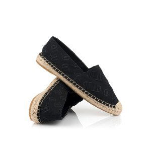 Espadrilky karl lagerfeld kamini nft rpt embro slip černá 39