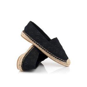 Espadrilky karl lagerfeld kamini nft rpt embro slip černá 40