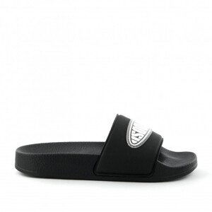 Pantofle dsquared  logo patch pvc pool slides černá 33