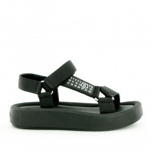 Sandále mm6 logo tape platform sandals černá 32
