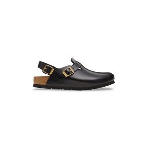 Kožené pantofle Birkenstock Tokio HEX dámské, černá barva, 1030819
