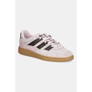Semišové tenisky adidas Originals Handball Spezial ST dámské, růžová barva, JR3703