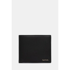 Kožená peněženka Paul Smith 0 pánská, černá barva, M1A-4833-CMULTI